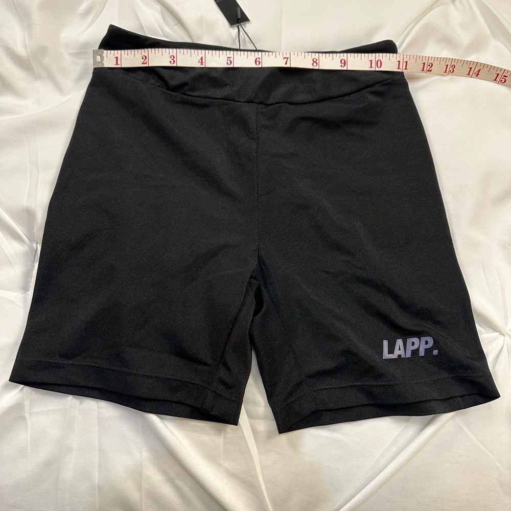 ASOS Lapp Black Legging Shorts Black NWT